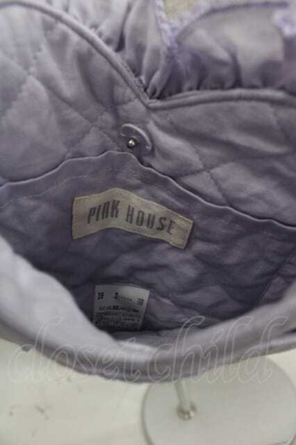 画像4: PINK HOUSE / ハートフリルショルダーバッグ  ラベンダー I-25-09-15-088-LO-BG-HD-ZI (4)