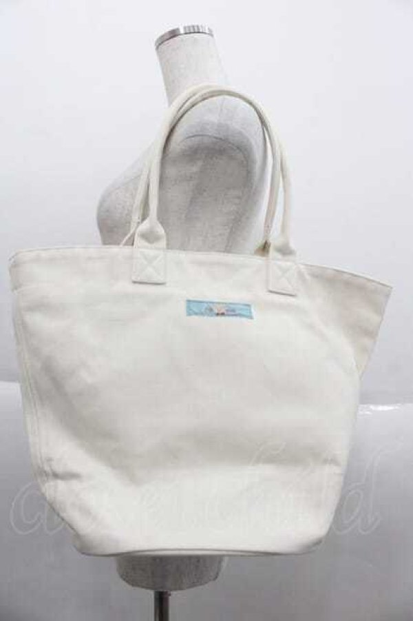 画像2: PINK HOUSE / クリームソーダプリントバッグ  アイボリー I-25-09-15-090-LO-BG-HD-ZI (2)