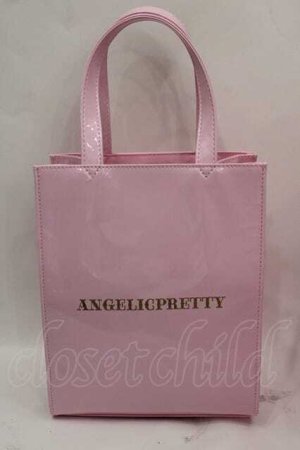 画像: Angelic Pretty / ショッパー風トート  ピンク I-25-09-15-092-AP-BG-HD-ZI