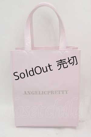 画像: Angelic Pretty / ショッパー風トート  ピンク I-25-09-15-092-AP-BG-HD-ZI