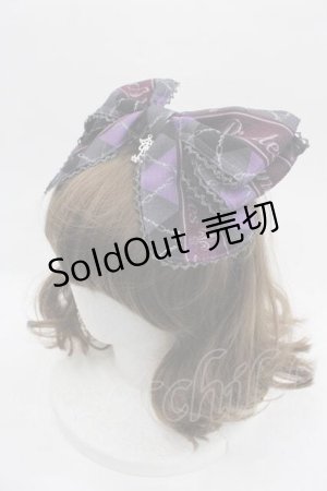 画像: ALICE and the PIRATES / Nostalgic Gift〜くるみ割り人形と大切な想い出〜柄リボンカチューシャ  パープル I-25-09-15-095-PA-AC-HD-ZI