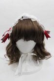 画像2: Angelic Pretty / タータンチェックリボンヘッドドレス  白 I-25-09-15-096-AP-AC-HD-ZI (2)