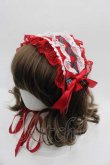 画像1: Angelic Pretty / タータンチェックリボンヘッドドレス  赤 I-25-09-15-097-AP-AC-HD-ZI (1)