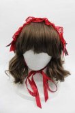 画像2: Angelic Pretty / タータンチェックリボンヘッドドレス  赤 I-25-09-15-097-AP-AC-HD-ZI (2)
