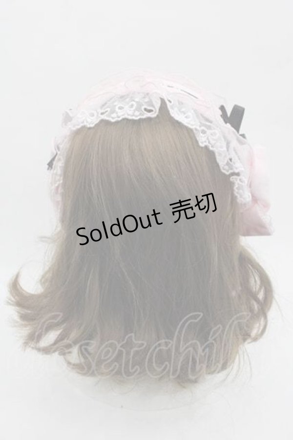 画像3: Angelic Pretty / Heartカチューシャ(無地)  ピンクＸ黒 I-25-09-15-098-AP-AC-HD-ZI (3)