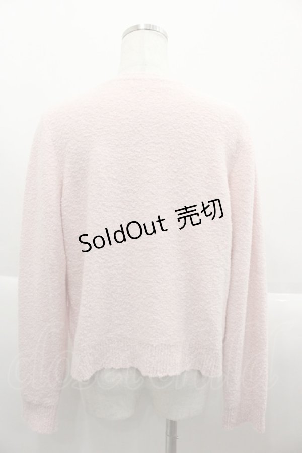 画像2: PINK HOUSE / 桜モチーフ使いニットカーディガン  ピンク I-25-09-15-012-LO-TO-HD-ZI (2)