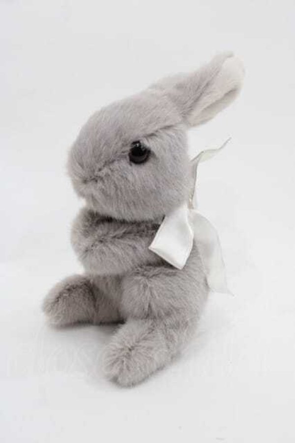 画像1: PINK HOUSE / スイーツスプリングバニーぬいぐるみコサージュ  グレー I-25-09-15-107-LO-ZA-HD-ZI (1)
