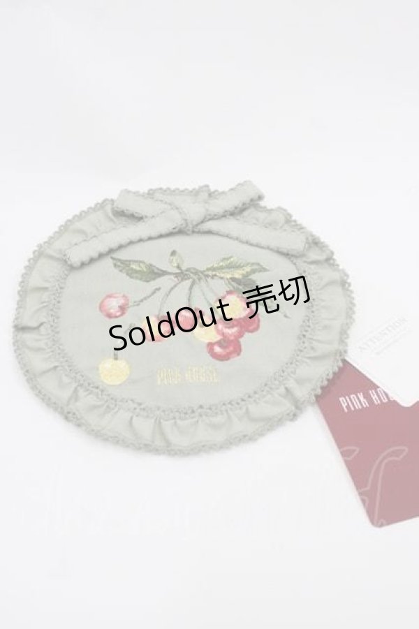 画像1: PINK HOUSE / チェリー刺繍ワッペン  ハッカ I-25-09-15-112-LO-ZA-HD-ZI (1)