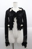 画像1: Angelic Pretty / くまちゃん編みぐるみニットボレロ  黒Ｘ白 I-25-09-15-014-AP-TO-HD-ZI (1)