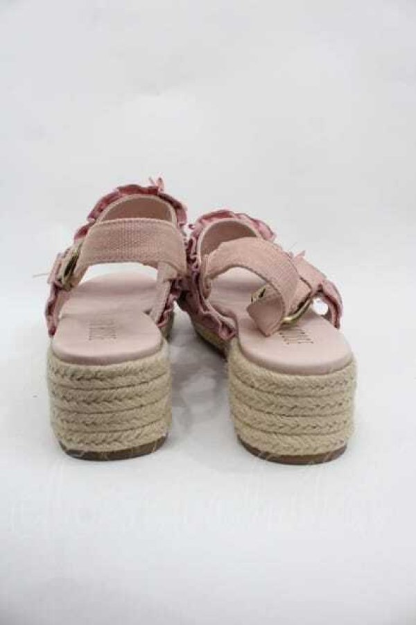 画像3: PINK HOUSE / フリルサンダル 3(M) ピンク I-25-09-15-125-LO-SH-HD-ZT387 (3)