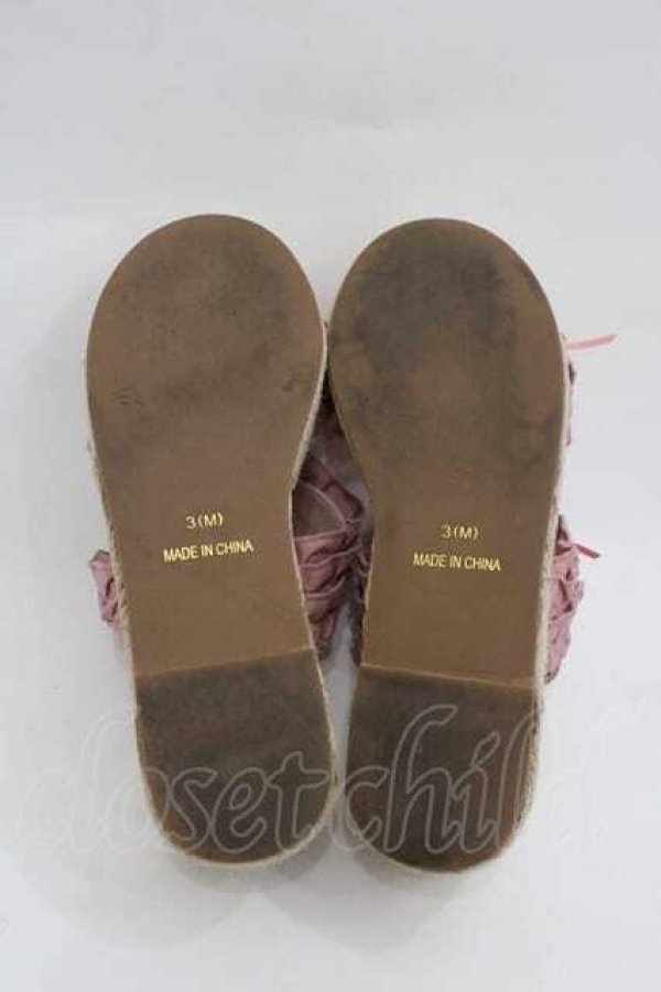 画像4: PINK HOUSE / フリルサンダル 3(M) ピンク I-25-09-15-125-LO-SH-HD-ZT387 (4)