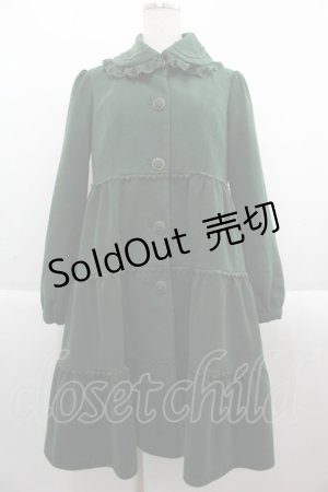 画像: axes femme POETIQUE / レース襟ロングコート  グレー I-25-09-15-023-AX-CO-HD-ZI