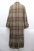 画像2: INGEBORG / チェックロングコート  ブラウンチェック I-25-09-15-026-LO-CO-HD-ZI (2)