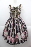 画像1: Angelic Pretty / Travelくまちゃんベルトジャンパースカート  黒Ｘピンク I-25-09-15-031-AP-OP-HD-ZI (1)