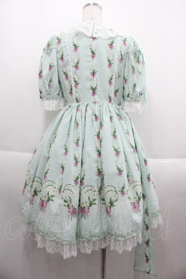 画像2: Angelic Pretty / すずらんBouquetワンピース  ミント I-25-09-15-032-AP-OP-HD-ZI (2)