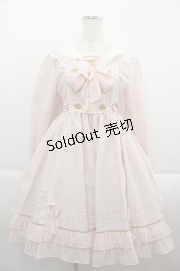 画像1: BABY,THE STARS SHINE BRIGHT / Sister Mariaのセーラーワンピース  ピンク I-25-09-15-034-BA-OP-HD-ZS (1)