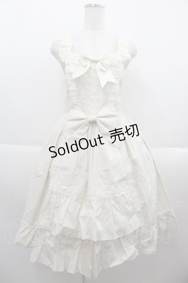 画像1: BABY,THE STARS SHINE BRIGHT / フローレンシアジャンパースカート  生成り I-25-09-15-038-BA-OP-HD-ZS (1)