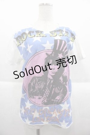 画像: SEXY DYNAMITE LONDON / ROCK STAR Tシャツ M ホワイト I-25-09-18-054-PU-TS-HD-ZI
