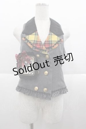 画像: ALICE and the PIRATES / Mad Tea Partyベスト  グレー I-25-09-18-062-PA-TO-HD-ZI