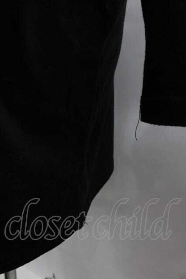 画像4: MALKOMALKA / おかおプリントカットソー  黒Ｘ白 I-25-09-18-065-PU-TO-HD-ZI (4)