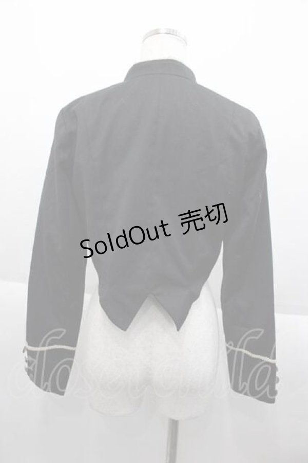 画像2: ATELIER PIERROT / ナポレオンジャケット  黒 I-25-09-18-010-EL-JA-HD-ZI (2)