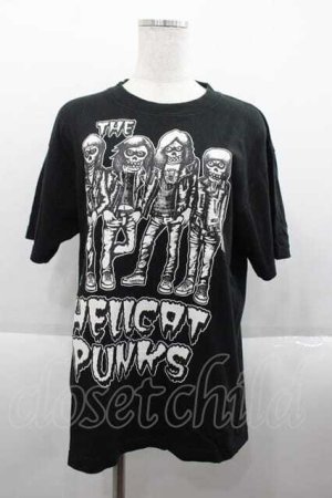 画像: HELL CAT PUNKS / パンクスptTシャツ  ブラック I-25-09-18-034-PU-TS-HD-ZI