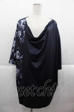 画像: NieR Clothing / カウルネックOVER SIZE CUTSEW【NIER ROSE】  ネイビー I-25-09-18-038-PU-TO-HD-ZI