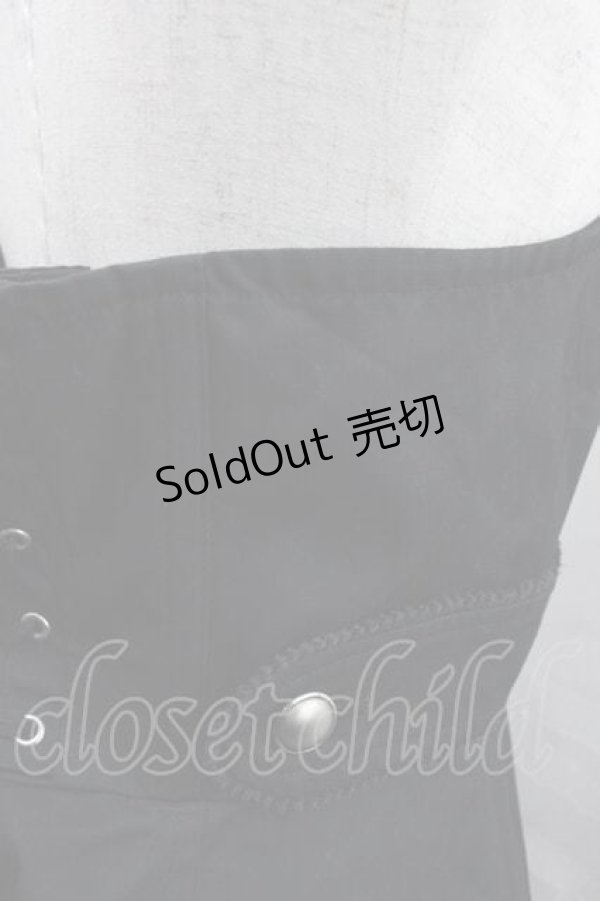 画像3: BPN / フロント金具ロングベスト  黒Ｘシルバー I-25-09-18-004-GO-JA-HD-ZI (3)