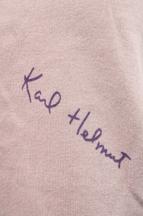 画像3: Karl Helmut / ロゴプリント半袖カットソー  パープル I-25-09-21-034-EL-TO-HD-ZI (3)