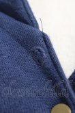 画像4: KETTY / ローズブーケ刺繍セーラースウェットカーディガン  青Ｘピンク I-25-09-21-036-EL-TO-HD-ZI (4)