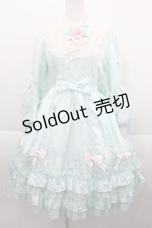 画像: Angelic Pretty / バラのお嬢様Dress  ミント I-25-09-21-050-AP-OP-HD-ZI