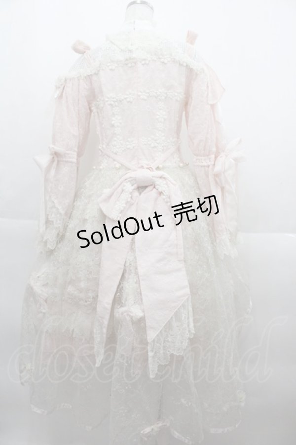 画像2: BABY,THE STARS SHINE BRIGHT / Parlement of foules Menuet 鳥たちが集い白薔薇が香る恋の歌 ワンピースドレス  ピンク I-25-09-21-052-BA-OP-HD-ZI (2)