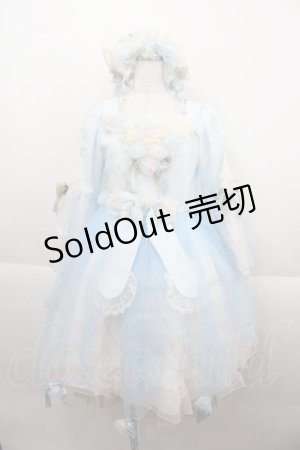 画像: BABY,THE STARS SHINE BRIGHT / AURORA Soiree ドレスセット  サックス I-25-09-21-053-BA-OP-HD-ZI