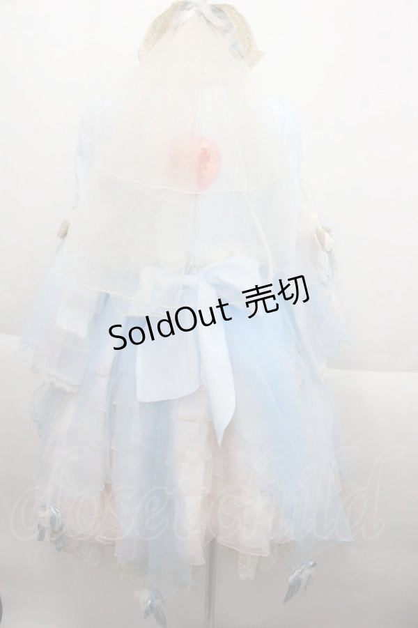 画像3: BABY,THE STARS SHINE BRIGHT / AURORA Soiree ドレスセット  サックス I-25-09-21-053-BA-OP-HD-ZI (3)