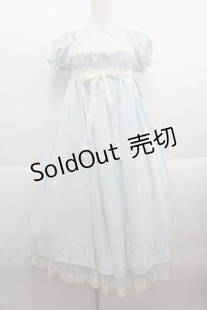 画像: ALICE and the PIRATES / ミスティックシフォンシフォンワンピース  サックス I-25-09-21-055-PA-OP-HD-ZI