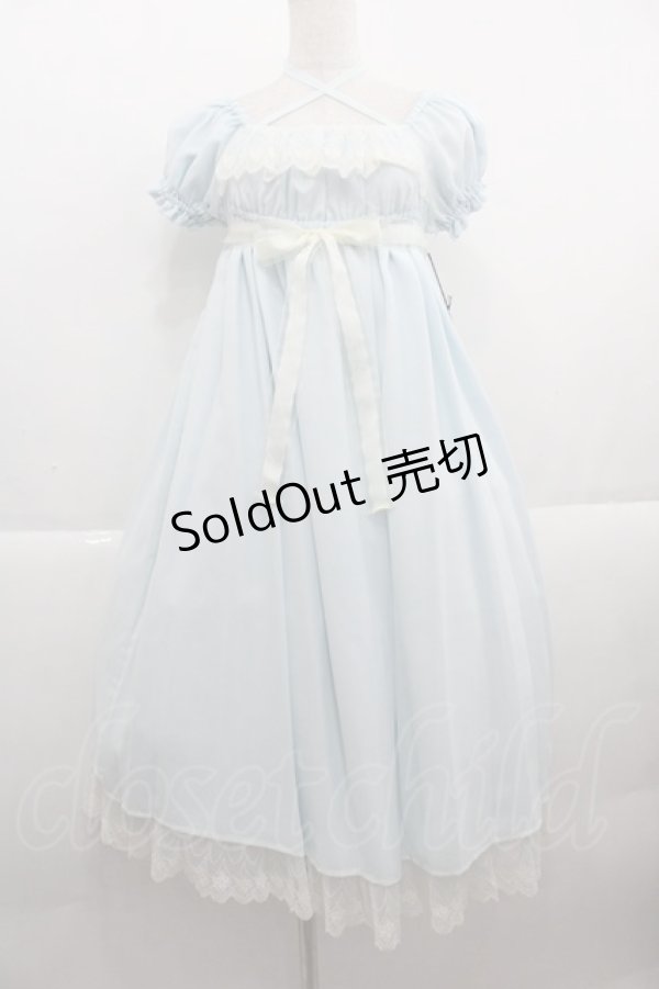 画像1: ALICE and the PIRATES / ミスティックシフォンシフォンワンピース  サックス I-25-09-21-055-PA-OP-HD-ZI (1)