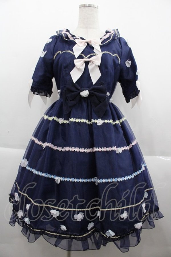 BABY Giustina ワンピース ネイビー