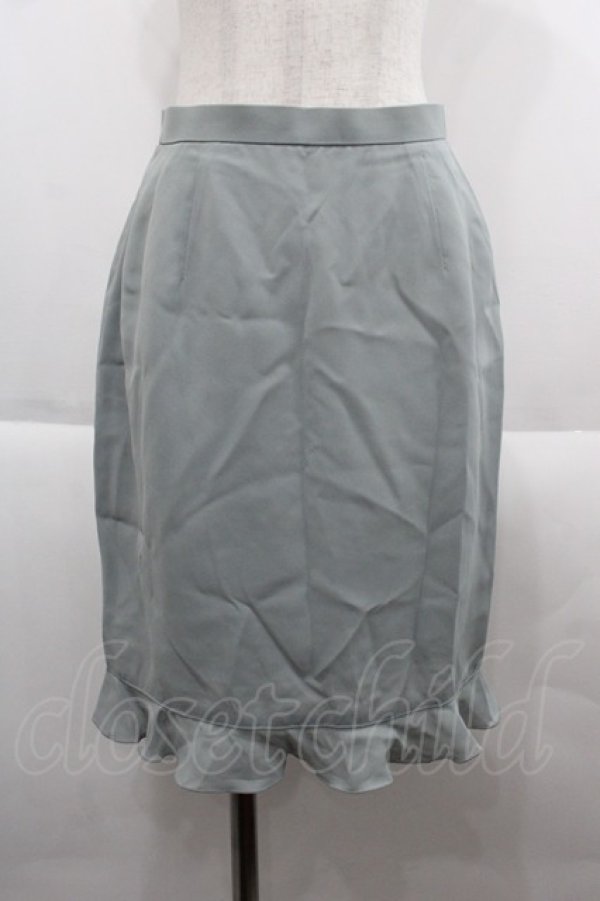 画像1: KETTY / 裾フリルスカート  サックス I-25-09-21-084-EL-SK-HD-ZI (1)