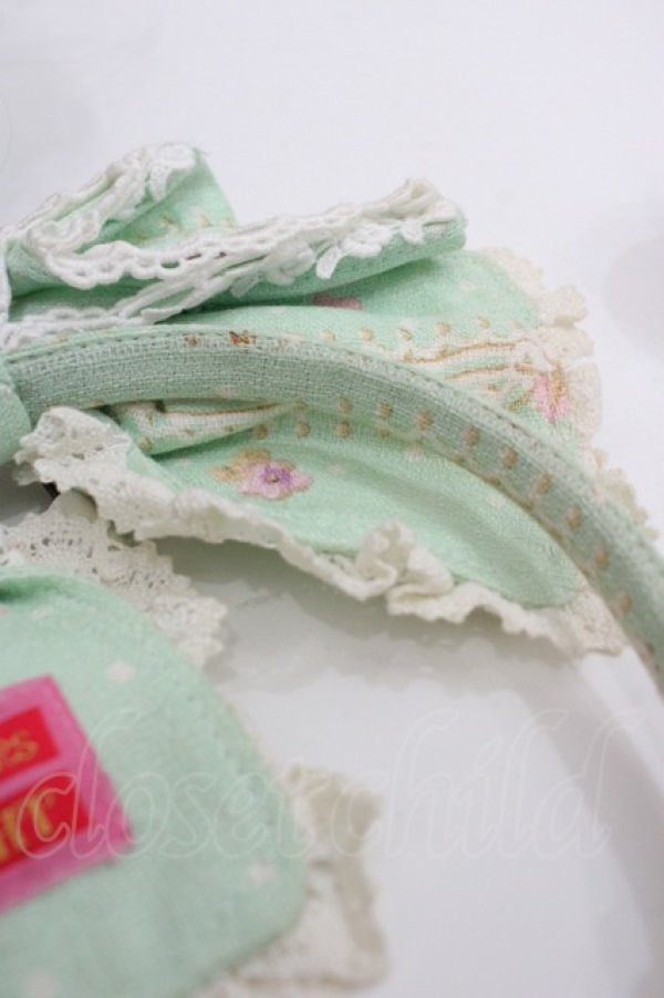 画像3: BABY,THE STARS SHINE BRIGHT / Merry Sweet Castleカチューシャ  ミント I-25-09-21-098-BA-AC-HD-ZI (3)