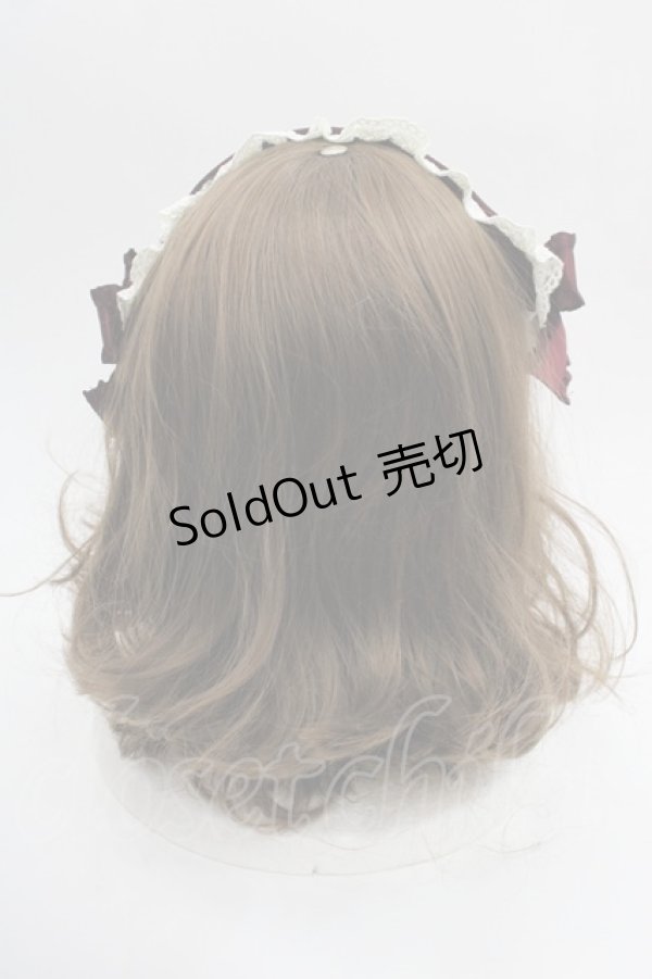 画像3: Pina sweetcollection / ローズラインカチューシャ  ボルドー I-25-09-21-107-LO-AC-HD-ZI (3)