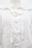 画像3: KETTY / ピンタックリボンフードブラウス  白 I-25-09-21-007-EL-BL-HD-ZI (3)