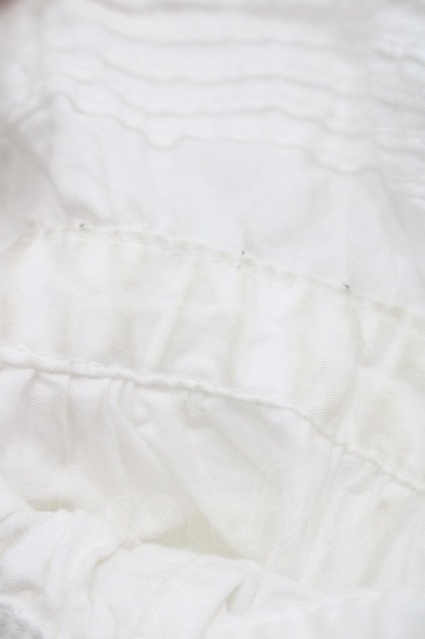 画像5: KETTY / ピンタックリボンフードブラウス  白 I-25-09-21-007-EL-BL-HD-ZI (5)