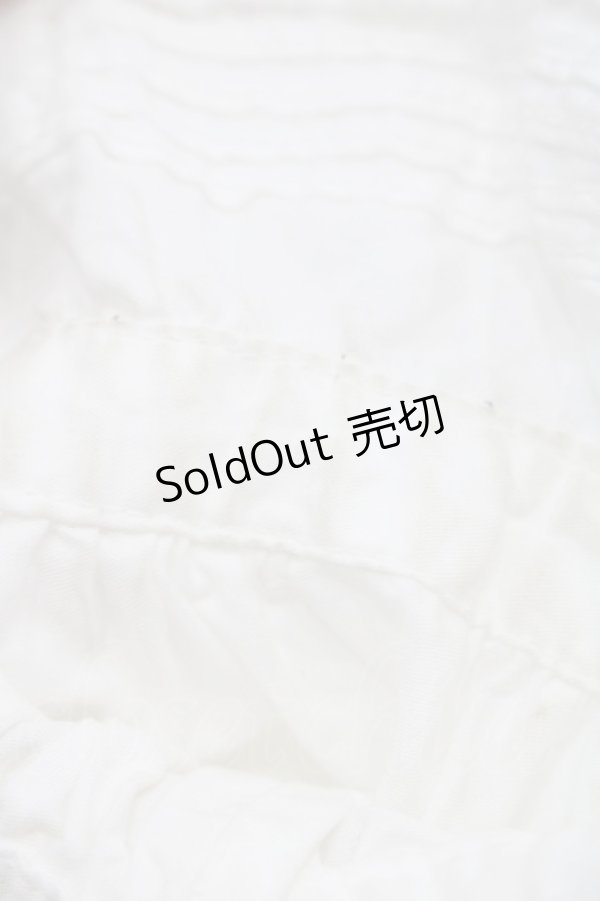 画像5: KETTY / ピンタックリボンフードブラウス  白 I-25-09-21-007-EL-BL-HD-ZI (5)