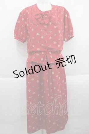 画像: PINK HOUSE / ボダニカル柄セットアップ  レッド I-25-09-21-022-LO-BL-HD-ZI