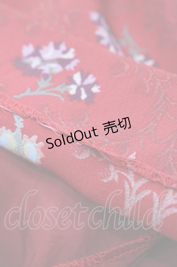 画像4: PINK HOUSE / ボダニカル柄セットアップ  レッド I-25-09-21-022-LO-BL-HD-ZI (4)