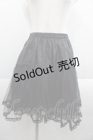画像: LOLITAその他(お買取対象外) / チュールパニエ  黒 I-25-09-24-045-LO-SK-SA-ZI