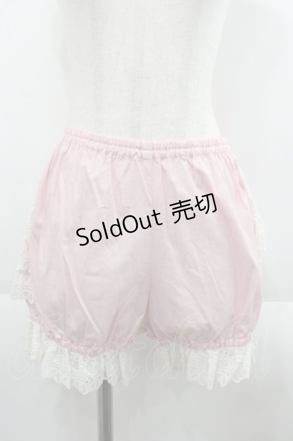 画像1: BABY,THE STARS SHINE BRIGHT / 段レースドロワーズ  ピンクＸ白 I-25-09-24-054-BA-PA-SA-ZI (1)