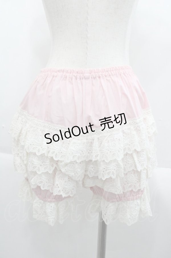 画像2: BABY,THE STARS SHINE BRIGHT / 段レースドロワーズ  ピンクＸ白 I-25-09-24-054-BA-PA-SA-ZI (2)