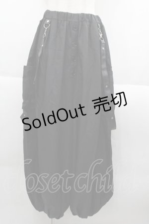 画像: Coquette / サルエルパンツ  黒 I-25-09-24-056-PU-PA-SA-ZI