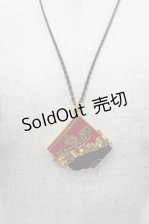 画像: Q-pot. / Carre de Chocolat Necklace  黒Ｘ赤 I-25-09-24-060-QP-AC-SA-ZI